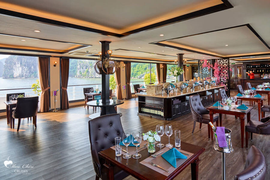 Mon Cheri Cruise Restaurant - Ha Long Bay Halal Food Overnight Cruise 2 Days - 1 Night