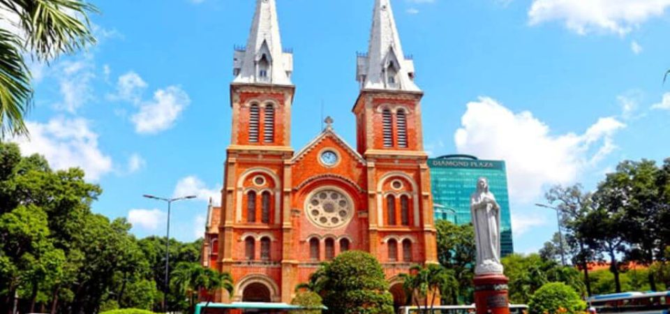 Notre Dame Cathedral in Ho Chi Minh City - Saigon Islam Tour 5 Days - 4 Nights