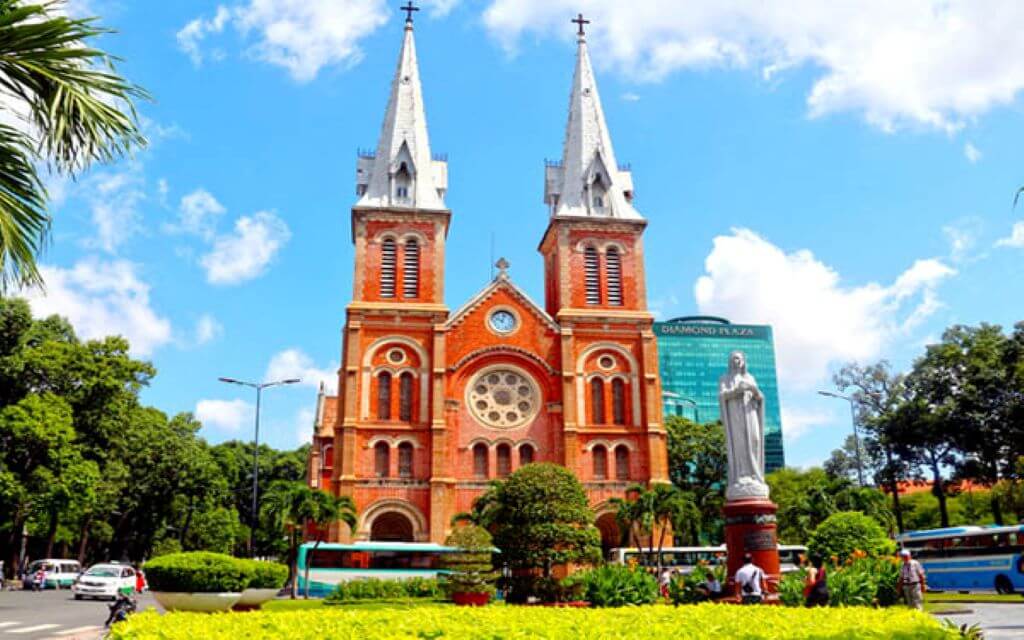 Notre Dame Cathedral in Ho Chi Minh City - Saigon Islamic Tour 4 Days - 3 Nights