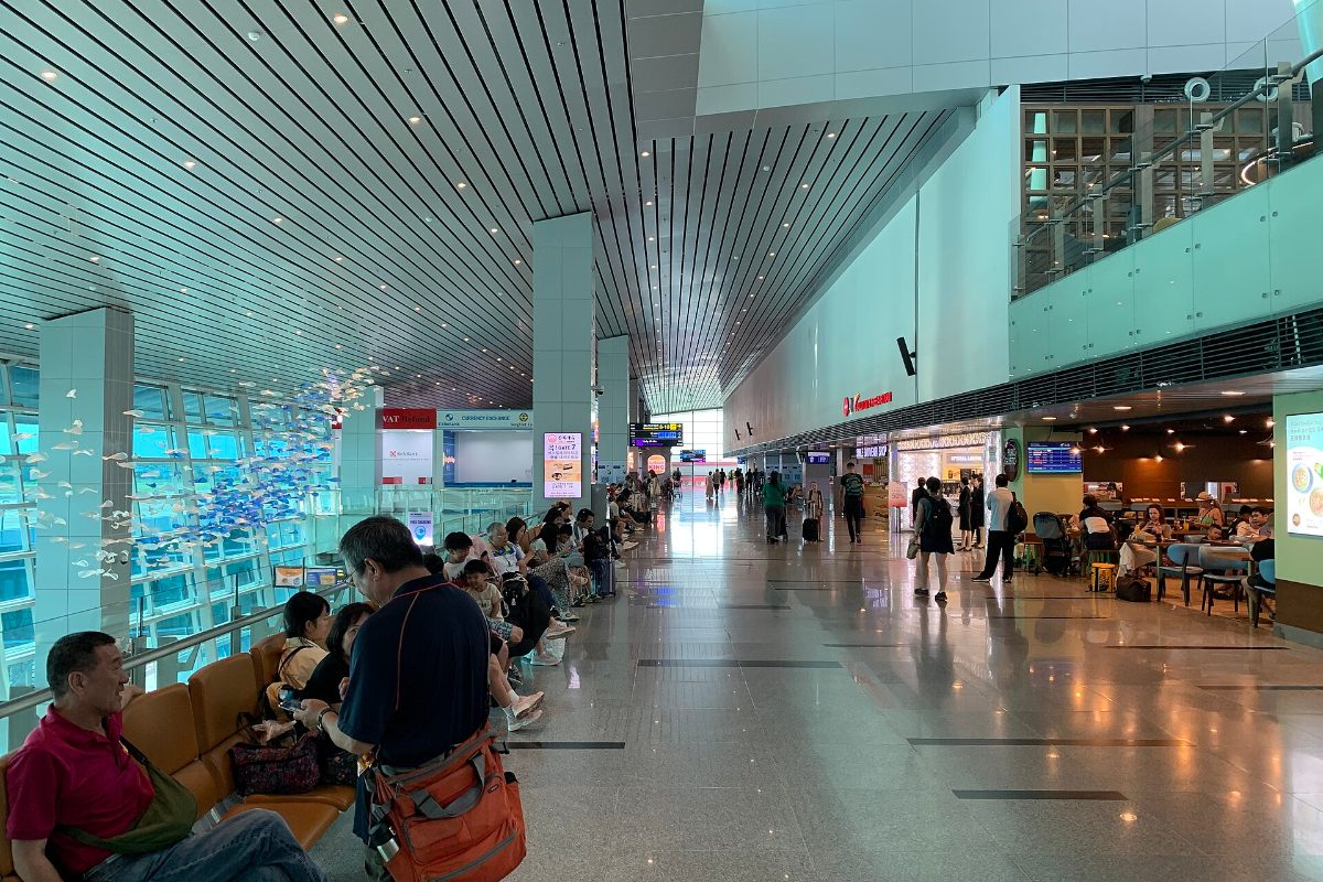 Departure hall of Da Nang International Airport