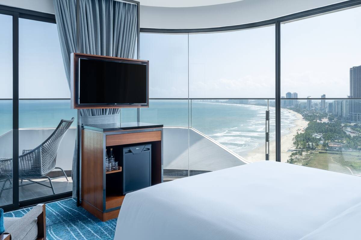 Panorama Room with ocean view at Hilton Garden Inn Da Nang
