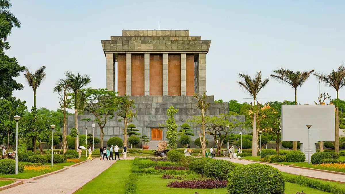 Ho Chi Minh Mausoleum and its gardens on Ba Dinh Square, Hanoi