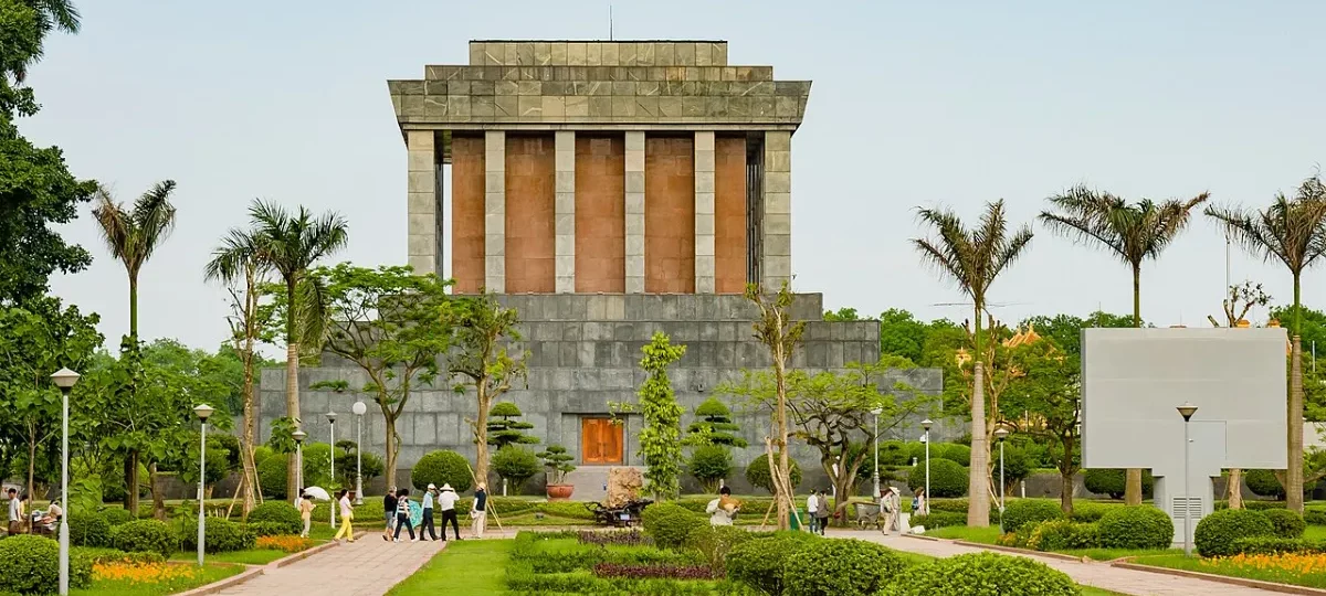 Ho Chi Minh Mausoleum and its gardens on Ba Dinh Square, Hanoi