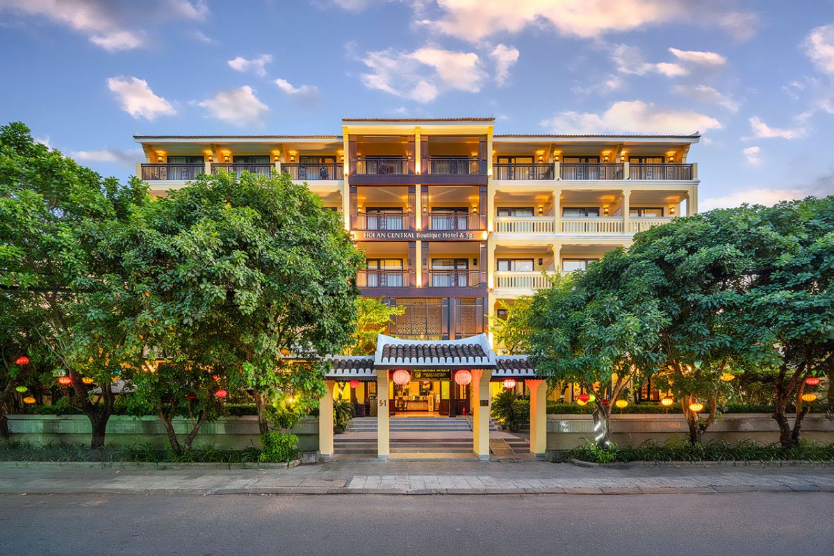 Entrance of Hoi An Central Boutique Hotel