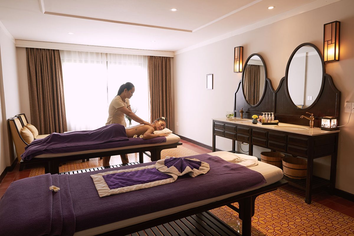 Spa treatment room at Hoi An Central Boutique Hotel