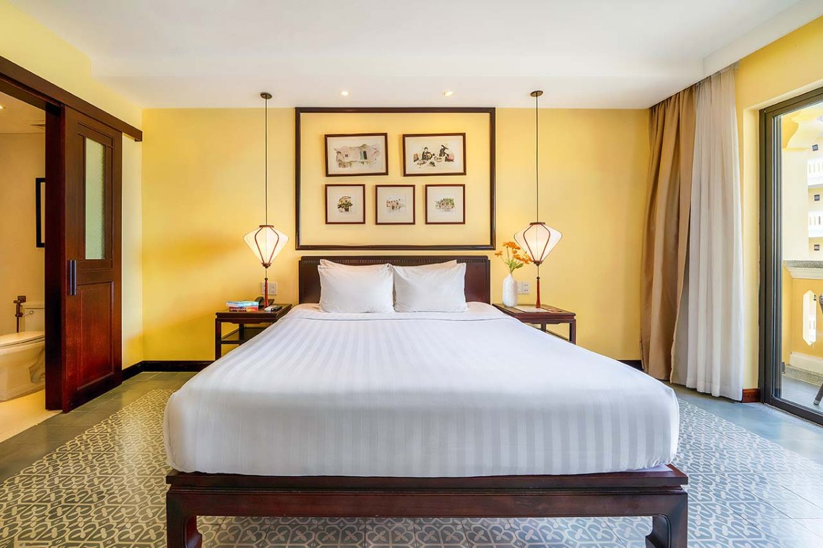 Deluxe Room interior at Hoi An Central Boutique Hotel