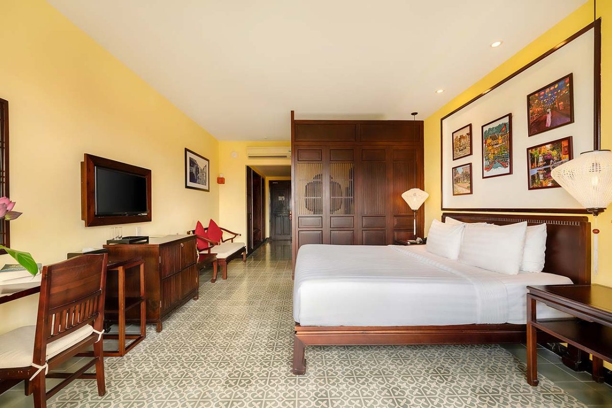 Bunk beds in the Family Bunk room at Hoi An Central Boutique Hotel