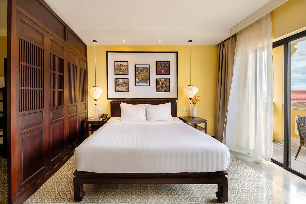 Family Bunk room interior at Hoi An Central Boutique Hotel