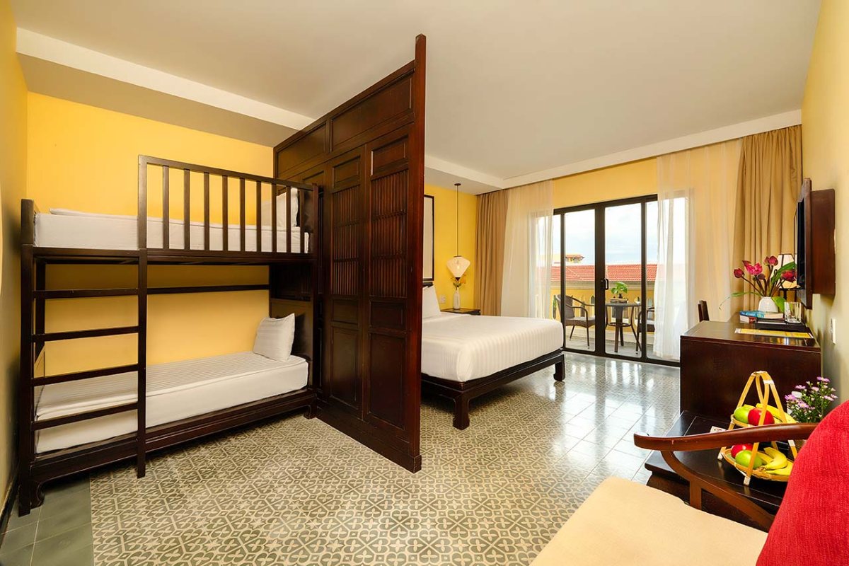 Family Bunk room at Hoi An Central Boutique Hotel