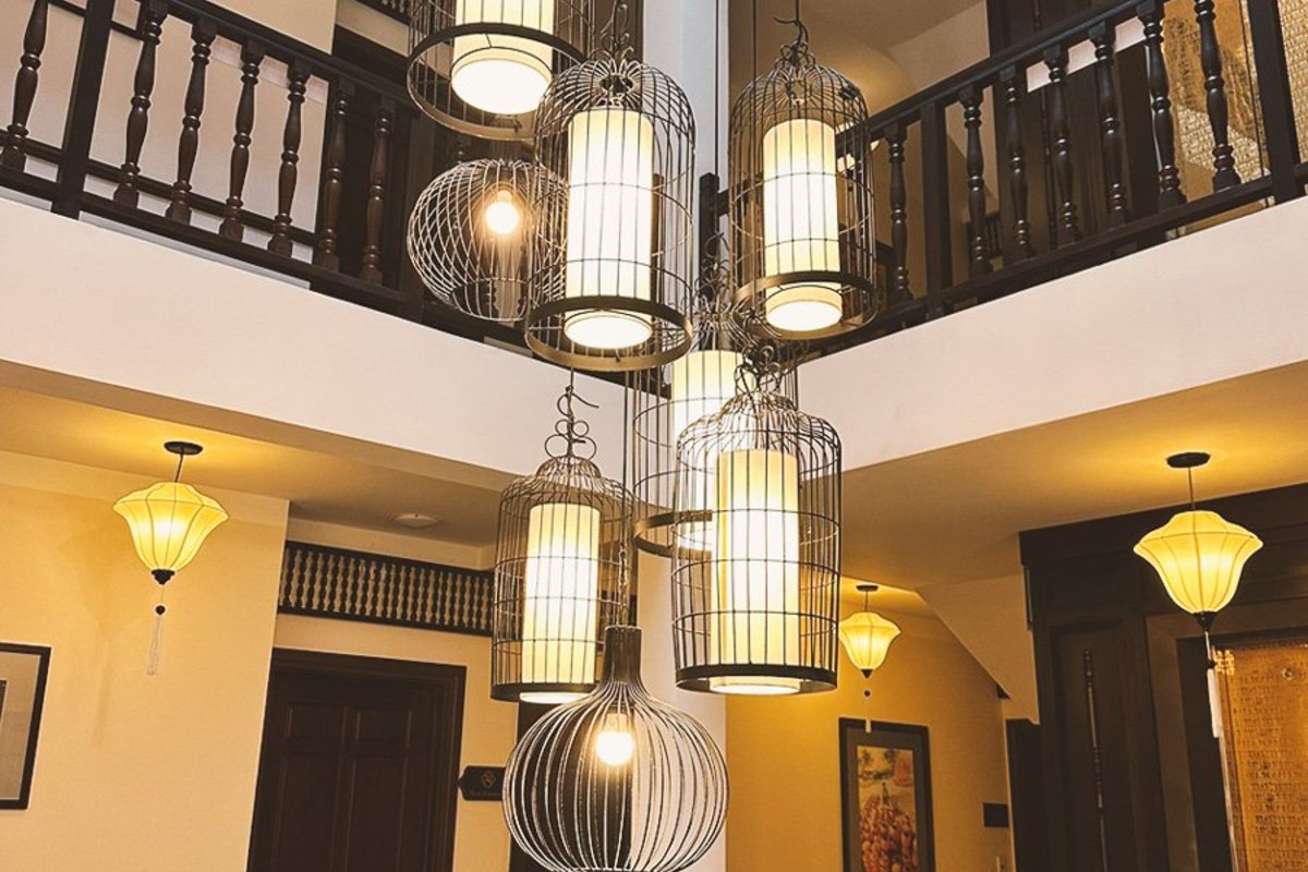 Atrium with Hoi An lanterns at Little Hoi An