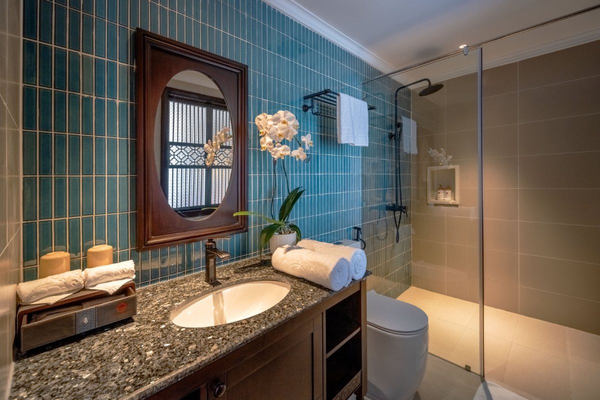 Junior Suite bathroom at Little Residence Hoi An