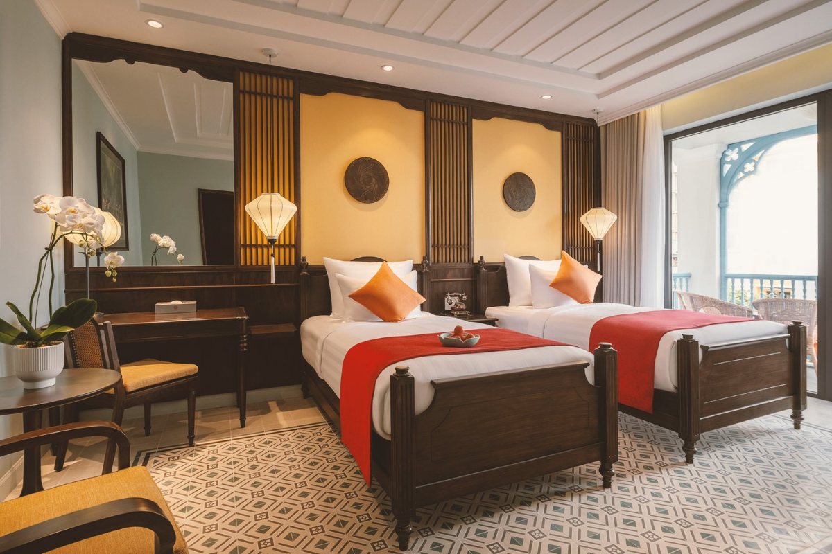Junior Suite with two beds at Little Residence Hoi An