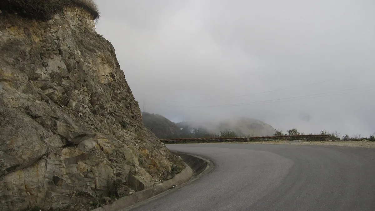 Clouds over O Quy Ho Pass in the Hoang Lien Son range near Sapa