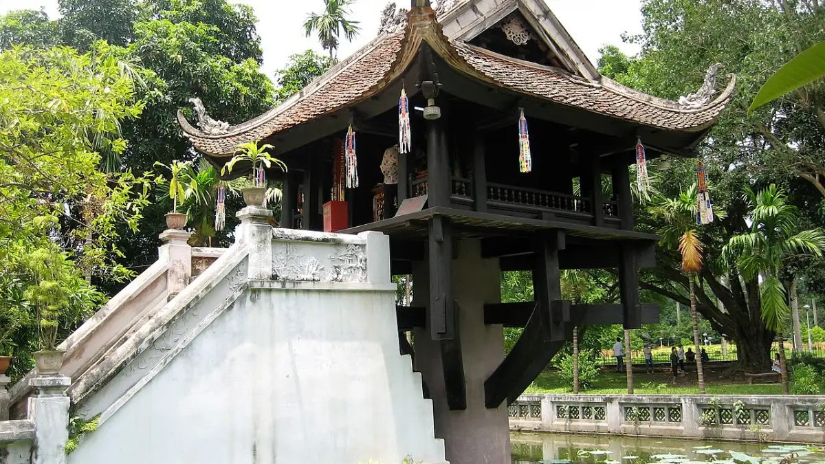 One Pillar Pagoda inside the Ho Chi Minh Complex, Hanoi