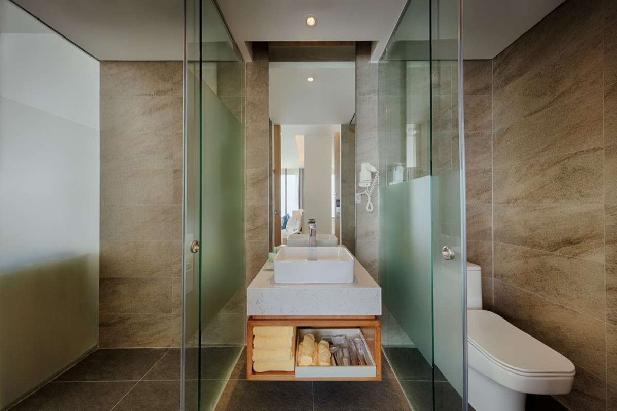 Family Suite bathroom at Parosand Danang Hotel