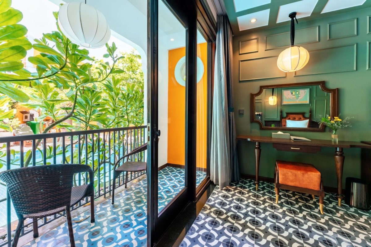 Room balcony at Son Hoi An Boutique Hotel