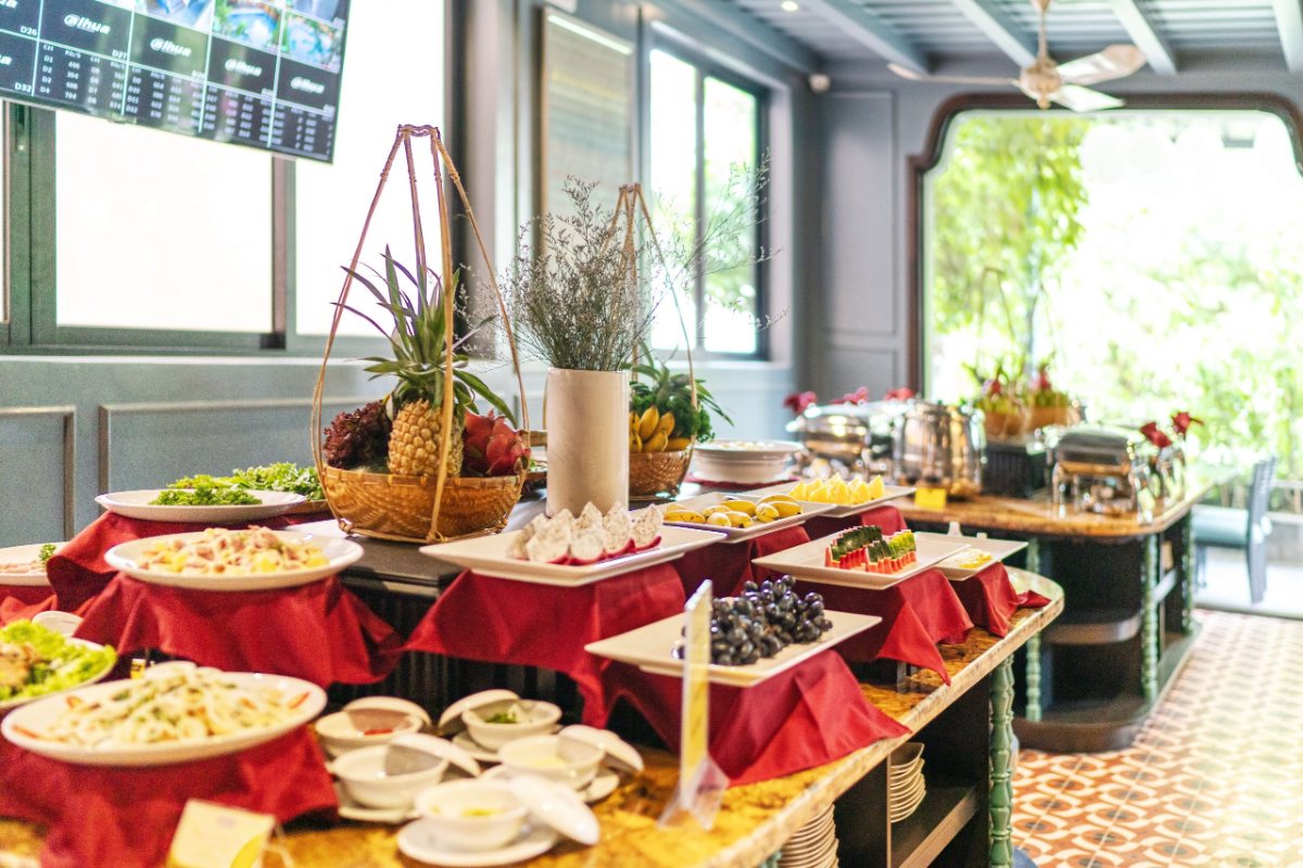 Breakfast buffet at Son Hoi An Boutique Hotel