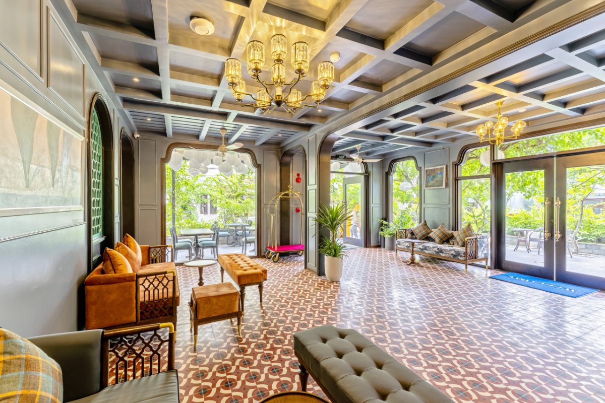 Lobby seating area at Son Hoi An Boutique Hotel