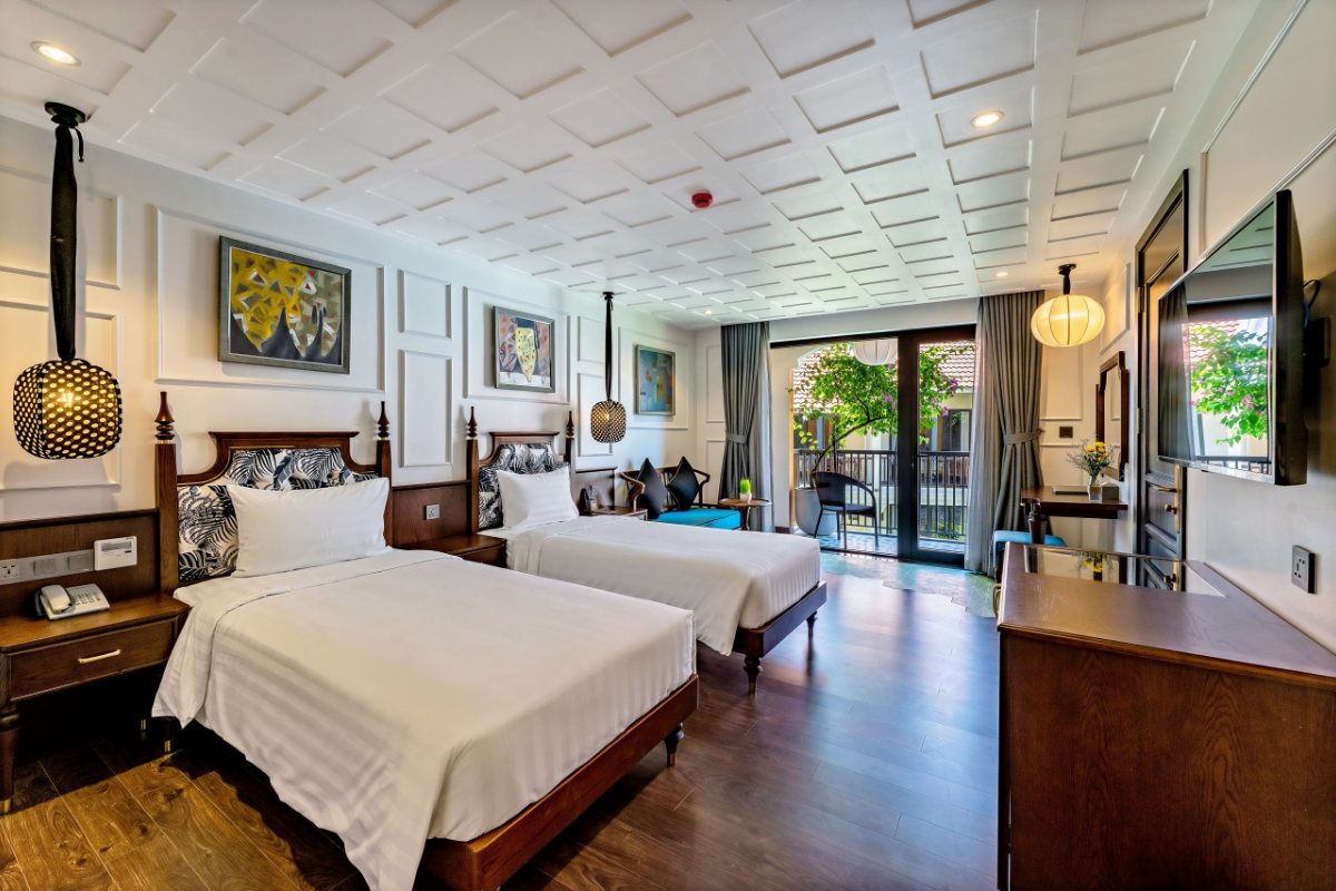 Deluxe Room with Balcony at Son Hoi An Boutique Hotel