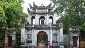 Van Mieu Gate, the main entrance of the Temple of Literature, Hanoi