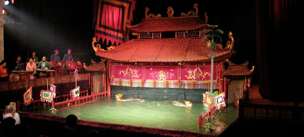 Water stage of the Thang Long Water Puppet Theatre, Hanoi