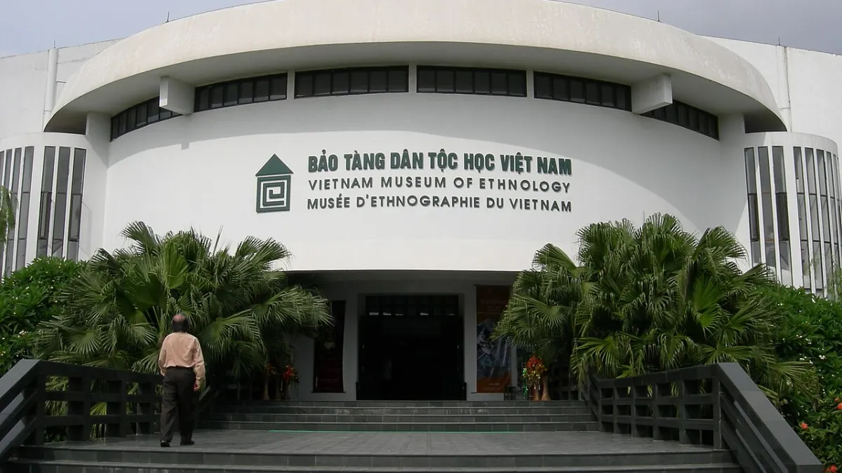 Main exhibition building of the Vietnam Museum of Ethnology, Cau Giay, Hanoi